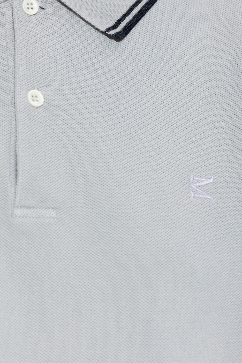 Tシャツ・カットソー Maison Margiela POLO SHIRT WITH PRINT (S51GL0056 M20096103) SchaferandweinerShops KR - Grey Polo shirt with logo Maison